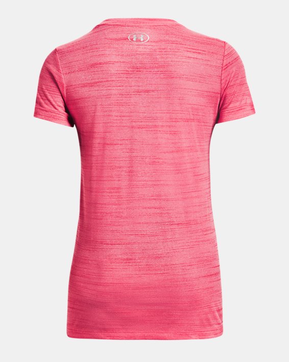 Women's UA Tech™ Tiger Short Sleeve in Pink image number 5